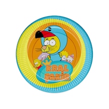 Kral Şakir Action Karton Tabak 23 Cm  8'Li