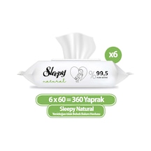 Sleepy Natural Yenidoğan Islak Havlu Mendil 60x6 360 Yaprak Tekli