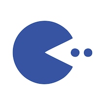 Pacman Araba 17x17 Cm Mavi