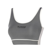 Hummel Rosita Kadın Gri Bisiklet Yaka Sporcu Sütyeni Gri