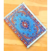 14 X 20 A5 Biyeli Otantik Kadife Kaplı Çizgili Defter N11.2838