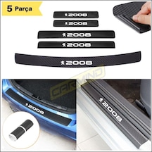 Peugeot 2008 Bagaj Ve Kapı Eşiği Karbon Sticker Set