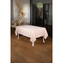 Aslı Lüx Jakar Polycotton Kumaş Pudra Masa Örtüsü 160x320 Cm - 1053 Çok Renkli