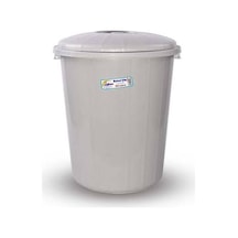 50 Litre Battal Boy Çöp Kovası (Gri) Gri