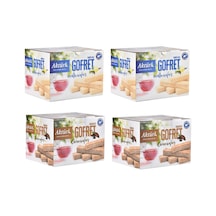 Aktürk Gofret 800 Gr Kakaolu Ve Vanilyalı 4 Lü Karma Paket