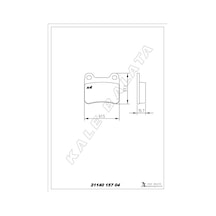 Arka Fren Balatası Vectra A 88-95 Astra F 94-98 Calıbra A 90-97 Kadett E 86-91 Vectra B 96 1605877-1605728-90485138-90297537