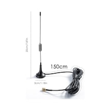 315Mhz 1.5M 3Dbi Anten 50Ohm Sma Erkek Soket Mıknatıslı Montaj