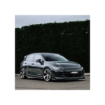 Volkswagen Golf 8 Life - Style - Impression Body Kit Seti 2019-2024 Ön Lip + Difüzör + Flap + Yan Marşpiyel + Bagaj Spoiler