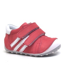 Hapshoe Kırmızı Hakiki Deri Ilk Adım Kız Bebek Ayakkabısı