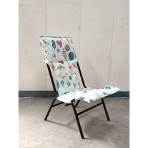 Yapa-Yavuzpaşalar Katlanan Şezlong Sandalye -- Siyah Iskeletli, Polyester Kumaş (539726671) Siyah