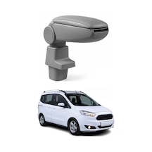 Ford Transit Courier / Tourneo Courier 2014-2023 Uyumlu Kolçak Kol Dayama Gri Suni Deri Araca Özel