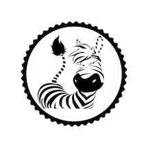 Sevimli Zebra Tasarım Sticker 10 X 10 Cm