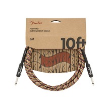 Fender 10' Festival Pure Hemp Rainbow Enstrüman Kablosu
