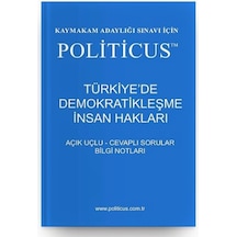 Politicus Insan Hakları Soru-Cevap Kaymakamlık Sınavı