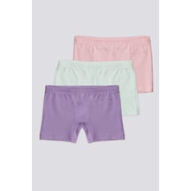 U.s. Polo Assn. Kız Çocuk Mor Boxer Mor