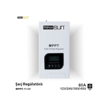 İnges - Mexxsun 80 Amper Mppt Şarj Kontrol Cihazı 12/24/36/48 Volt Solar Şarj Kesici Regülatörü