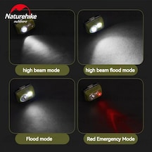 Naturehike Hakino 210 Lümen Kafa Lambası Yeşil Yeşil