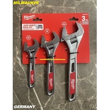 Milwaukee Pro 6-8-10 Ayarlı Kurbacık Anahtar Cobalt Çelik Kurbagacık Anahtar Seti