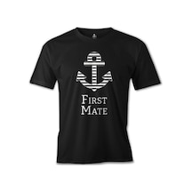 First Mate Siyah Erkek Tshirt