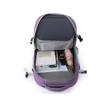 Novahub Gri Büyük Kapasiteli Kız Sırt Çantası, Çok Fonksiyonlu Kuru Ve Islak Sınıflandırma, Kısa Mesafe İş Seyahati, Su Geçirmez Anne Sırt Çantası Gri Gri