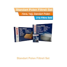 Peugeot 308 1.6 Hdı E-hdı Dizel Bosch Filtre Bakım Seti 2014-2017 Hava+yağ+standart Polen