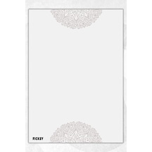 A5 Bloknot Çizgisiz Defter - 50 Yaprak - Memopad - Notepad - Not Defteri - Not Kağıdı - 1606 Çok Renkli