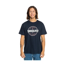 Quiksilver Circle Up Erkek Tişört Eqyzt07680-12818 Lacivert