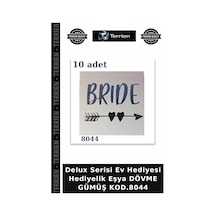 Delux Serisi Ev Hediyesi Hediyelik Eşya Dövme Gümüş Kod.8044