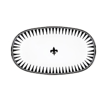 Zm Decor Siyah Aşk Kayık Kase 30 Cm