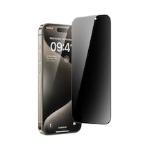 Apple iPhone 15 Pro Uyumlu Privacy Hayalet Tam Kaplayan Ekran Koruyucu