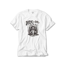 Ride Die Silhouette Beyaz Tişört Beyaz
