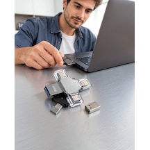 64gb 4 Girişli Usb Flash Bellek Model: 64gbıphoneotg