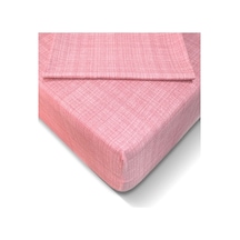 Özlü Fitted Lastikli Çift Kişilik Çarşaf Seti 160 x 200 Pudra