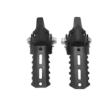 Aubyhe Motorcycle Front Foot Pegs Stainless Steel Foldable For Bmw R1250gs R1200gs Adv F800gs F750gs F850gs S1000xr C400x 2013-2022 Black