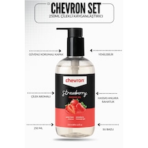 Çilek Aromalı Yenilebilir Jel 250 Ml + 7 Cm Plug + Temizlik Pompası - 3'lü Avantaj Seti