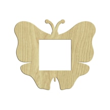 Kelebek Ahşap Pirizlik 16X19Cm L-081