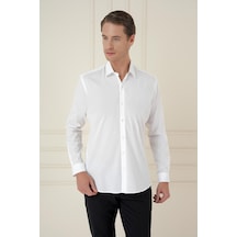 Efor Slim Fit Pamuk Uzun Kol Klasik Beyaz Gömlek Gk 745 Beyaz Efor Slim Fit Pamuk Uzun Kol Klasik Beyaz Gömlek Gk 745 Beyaz