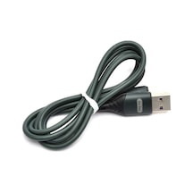 Go Des GD-UC519 Micro USB Kablo 2.4A Şarj Kablosu 100 cm Data Kablo ZORE-258887 Yeşil