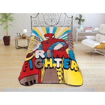 Taç Lisanslı Battaniye Spiderman Crime Tek Kişilik