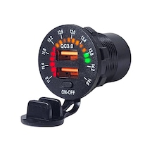 Ic-266d-5 Pano Tip Akü Göstergeli İkili Usb 3.0