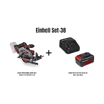 Einhell Set-38 Einhell Professıonal Akülü Daire Testere Tp-cs 18/136-c Li Bl+einhell 18v 4,0 Ah Pxc Starter Kit, Akü & Şarj Cihazı