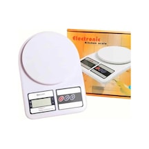 Mey İthalat Dijital Hassas 10 Kg Mutfak Terazisi Tartısı Lcd Ekran Mutfak Tartısı Beyaz 33507360