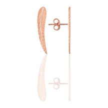 Gümüş Tüy Modeli Gümüş Küpe N11.52426