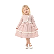 Xo Kids Kız Çocuk Elbise 9-24 Ay 52134 Gülkurusu