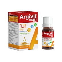 Argivit Ostosse3 Plus Omega 3 Ve Vitamin D3 İçeren Takviye Edici Gıda 10 Ml