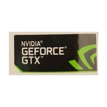 OEM Nvidia Geforce GTX Sticker Etiket Yatay D51