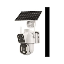 Inox 2+2mp Ptz Speed Dome 3.6mm Kablosuz Ip Solar Kamera 4g Sim Kart Destekli X15