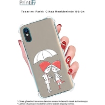 Oneplus 9 Pro Uyumlu Köşe Korumalı Aşk Tasarımlı Şeffaf Airbag Silikon Kılıf Şeffaf