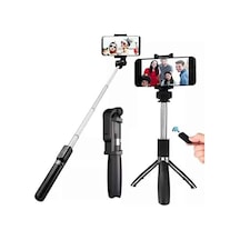 Selfie Çubuğu Tripod Bluetooth Kumandalı Selfie Çubuğu Telefon Tutucu - Verah18015-4452 Renkli