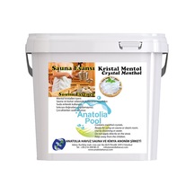 Anatolia Pool Sauna Esansı Kristal Mentol 5 Kg Sauna Essence